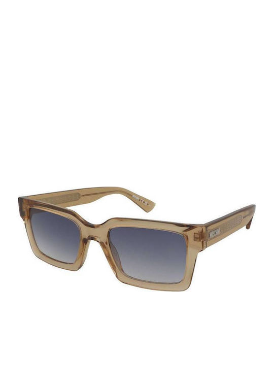 Moschino Unisex Sunglasses with Beige Frame and Beige Lens MOS214/S HAM/08