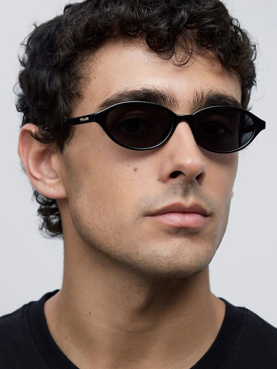 Meller All Unisex Sunglasses with Black Frame and Black Lens IFU-TUTCAR