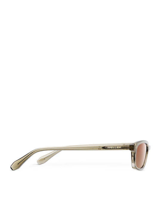 Meller Eru Unisex Sonnenbrillen mit Grauem Horn umrandetem Rahmen und Grauen Polarisiertem Glas ER-GREIGEGBROWN