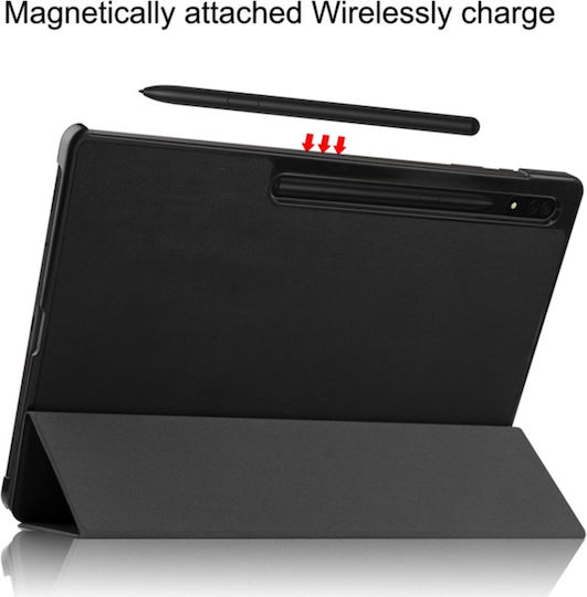 Flip Cover Durable Black (Samsung Galaxy Tab S9 Plus / S9 Fe Plus / S10 Plus)