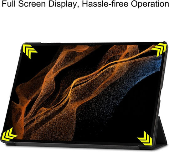 Flip Cover Durabilă Maro (Samsung Galaxy Tab S9 / S9 Fe / S10 Fe)