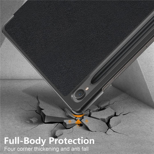 Flip Cover Durabilă Maro (Samsung Galaxy Tab S9 / S9 Fe / S10 Fe)