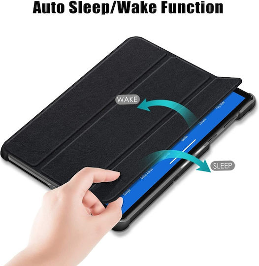 Flip Cover Durabilă Neagră (Lenovo Tab M10 Plus Tb-x606f)