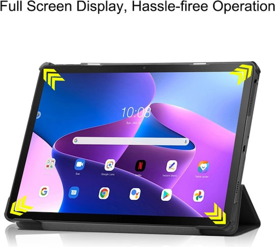 Flip Cover Durabilă Neagră Lenovo Tab M10 3rd Gen (tb328fu/tb328xu)