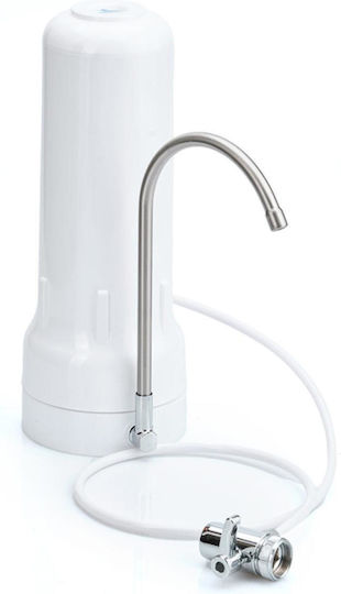 Filtrato Ct-14 Single Countertop Water Filter System with Faucet and Replacement Filter 50-0046/4
