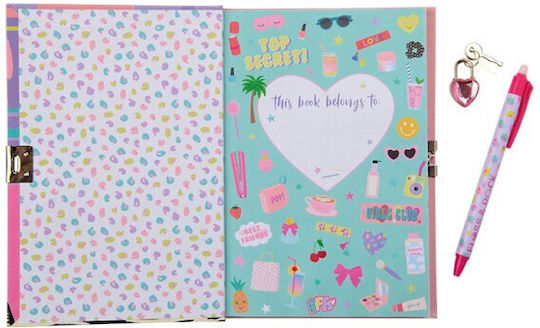 Floss & Rock Notizbuch A5 mit Stiftetui und Schloss (Verschiedene Designs)