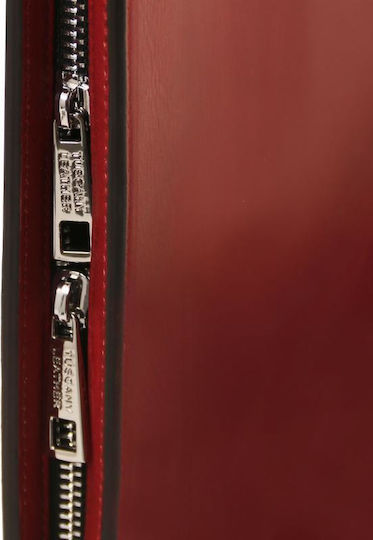 Leder Dokumentenmappe Tiberio Rot