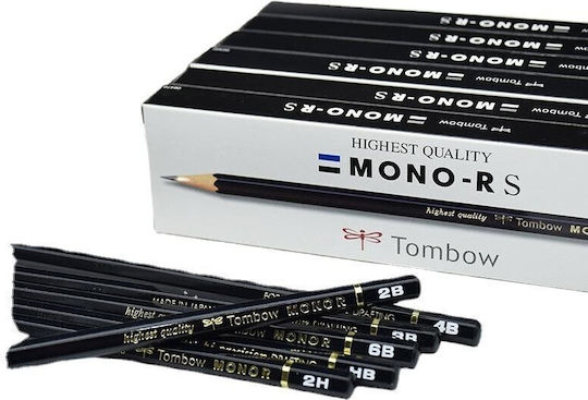 Tombow Wooden Highest Quality Pencils Mono-rs 12pcs 4901991017335 Nibs 3b