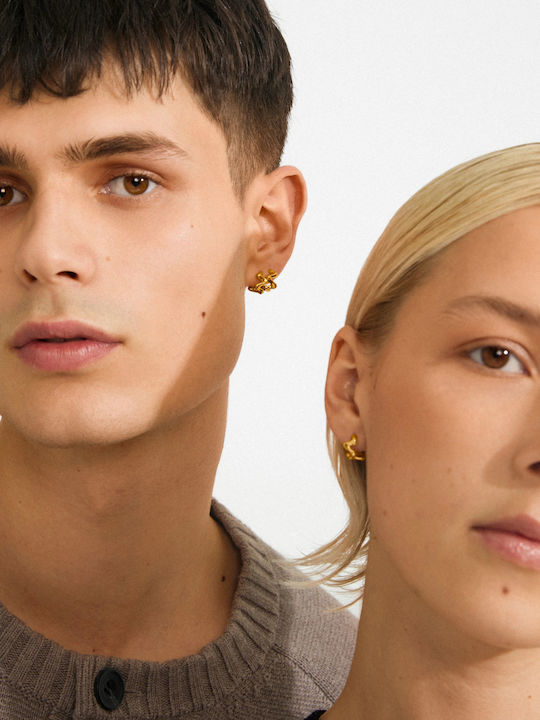 Pilgrim Gold Plated Hoop Earrings