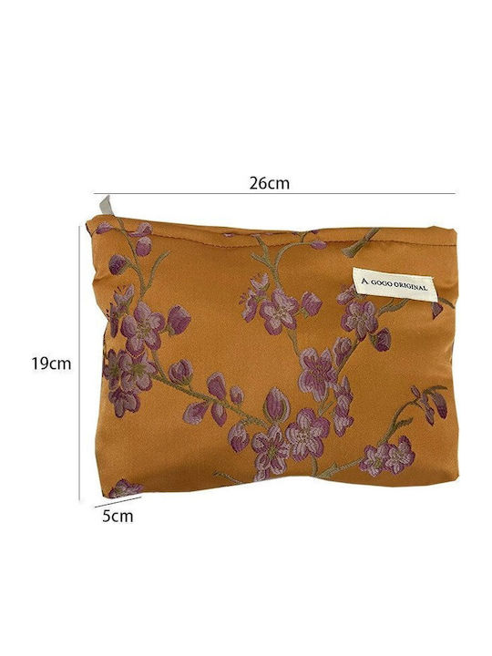 Women's Pouch Flowers – Small Cute Floral Pouch Orange