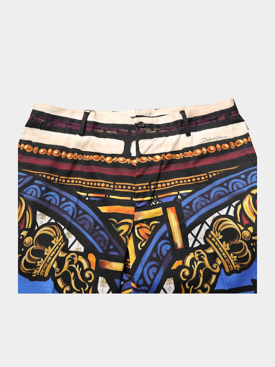 Ανδρικό Παντελόνι Chino Ελαστικό Regular Fit Πολύχρωμο