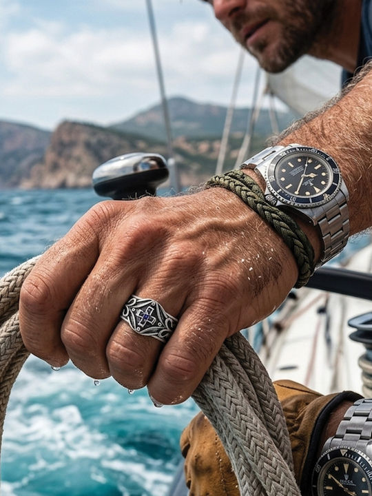 Sharks Bay Clothing Ανδρικό Δαχτυλίδι από Ατσάλι