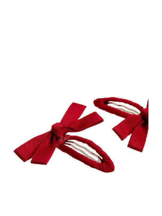 Alouette Set Kids Hair Clips with Multicolour Bow 2 Pieces