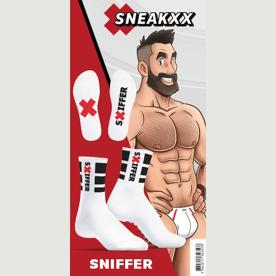 SneakXX Sexy Ανδρικές Κάλτσες Λευκές