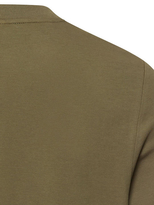 Herrenblusen T-Shirt Dunkles Öl