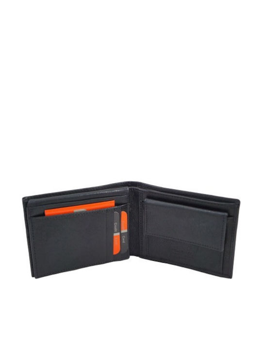 Deri Herrenbrieftasche mit RFID Schwarz
