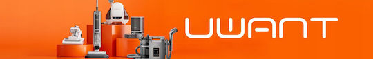Uwant Wet-Dry Vacuum With Plastic Drum 1.2Lt Grey