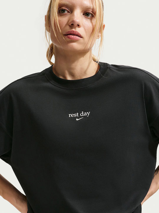 Dri-Fit Дамска Спортна Тениска Dri-FIT Черна