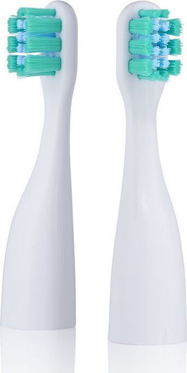 Brush Baby Ανταλλακτικά Ηλεκτρικής Οδοντόβουρτσας GoKidz 2τμχ για 3+ Χρονών