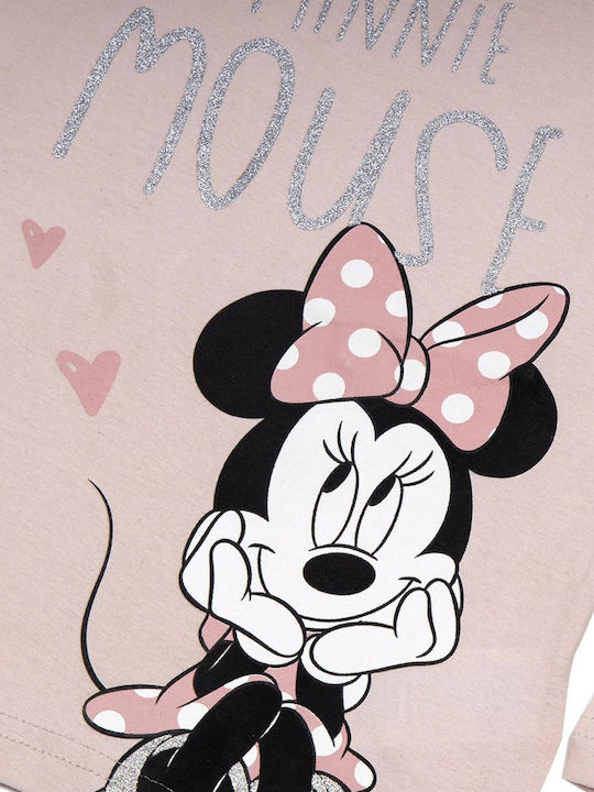 Kinderoberteile Langärmelig Rosa Minnie Mouse