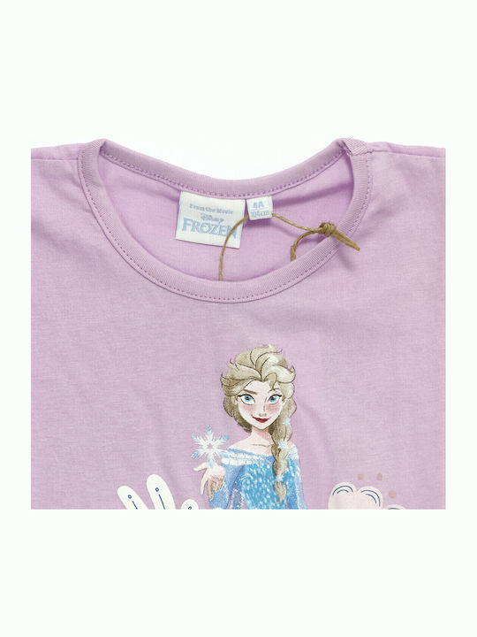 Kids Lilac Frozen T-shirt
