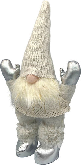 Weihnachtsfigur Zwerg Höhe 35cm 9203-35 Weiß