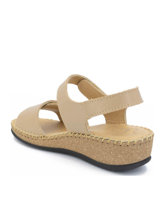 Sandale Casual Damă Anatomici Din Piele Maro