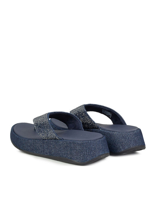Women's Flat Sandals Navy Blue