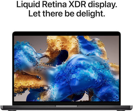 Apple MacBook Pro 14,2" Panou IPS Ecran Retina 120Hz (M5 Pro-15 Nuclee/24GB/2TB SSD/16 Nuclee GPU) Negru Spațial (Tastatură Română)