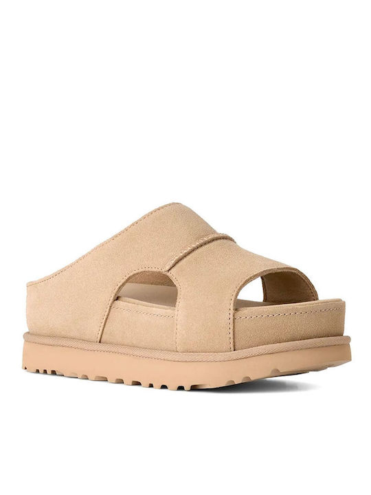 UGG Goldenstar Leather Sandals Sand