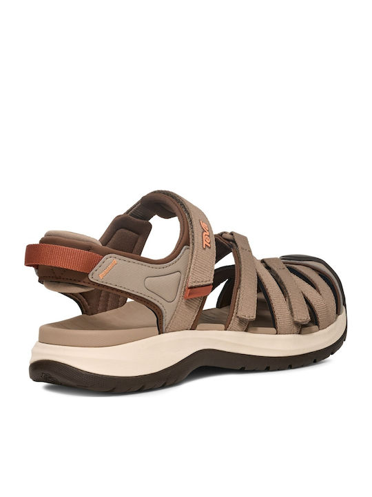 Tirra Women's Flat Sandals Sporty Brown
