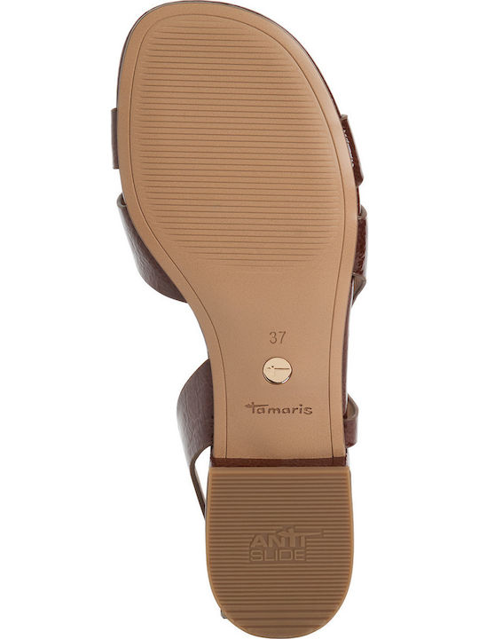 Leather Women's Sandals Brown