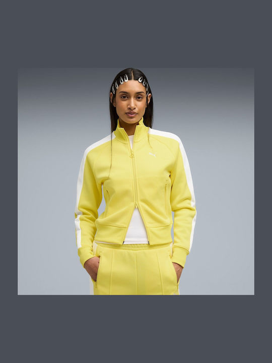 T7 Always Γυναικεία Ζακέτα Φούτερ Yellow