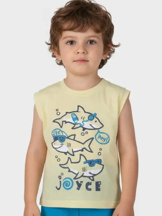 Kinderbekleidungssets mit Sommer Shorts 2 Stück Gelb