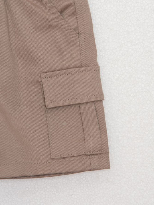 Kids Clothing Sets Summer with Shorts 3 Pieces Brown