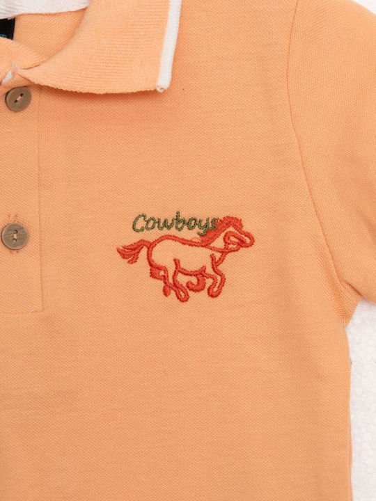 Kids Clothing Set with Shorts Summer 2 Pieces Salmon