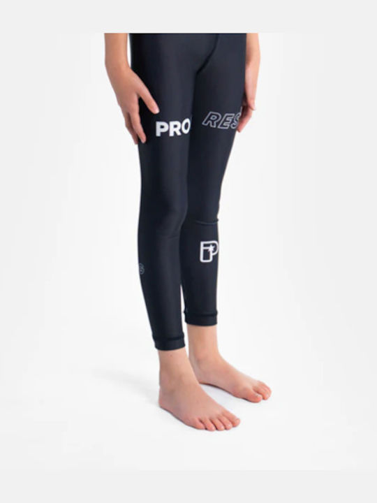Progress Long Men Martial Arts Leggings Black