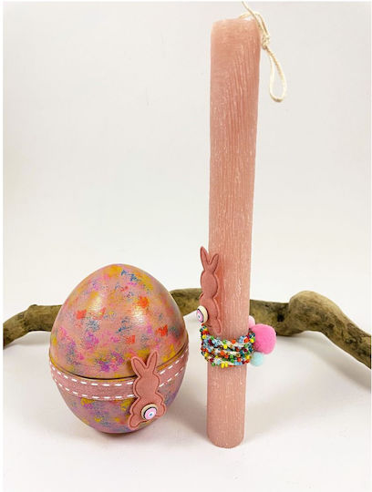 Великденско Керамично Яйце Отваря Pink Bunny