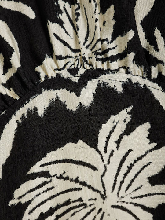 Sommer Mini Abend Kleid Offener Rücken Schwarzes FBL013-107-13-Schwarz