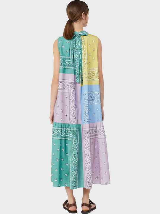 Καλοκαιρινό Midi Σεμιζιέ Φόρεμα Multi Colors