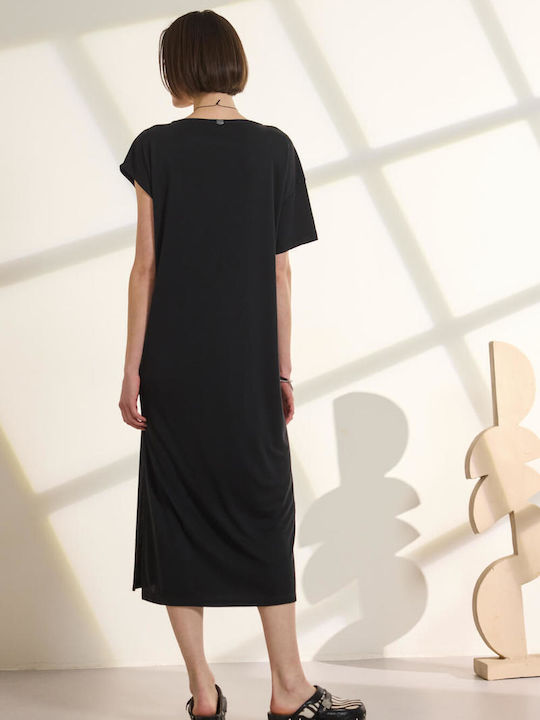 Summer Midi Dress Black