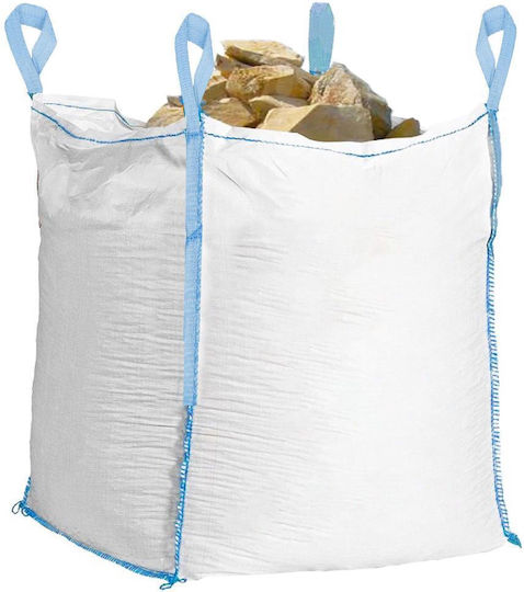 Trash Bags for the Garden with Handles 100x92cm White