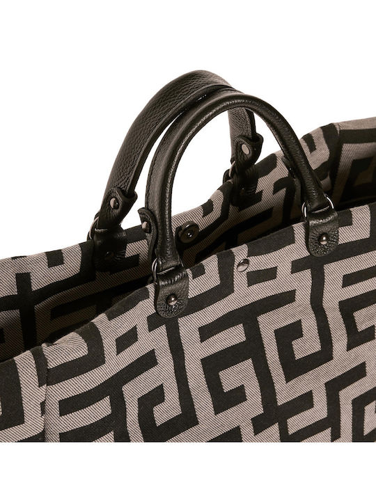 Iris Fabric Women's Shoulder Bag Beige
