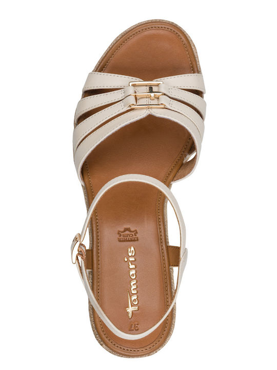 Sommer Damenplattformen Beige