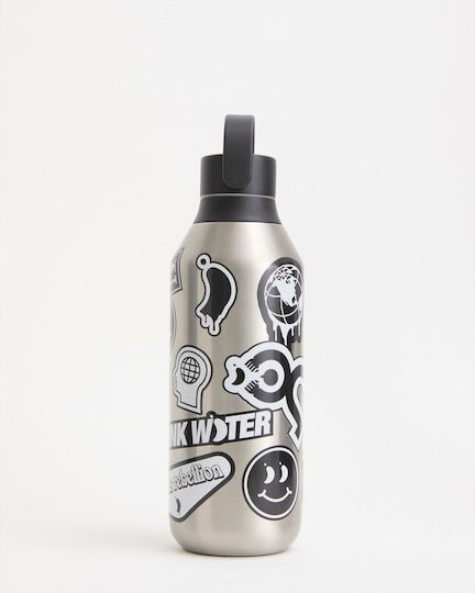 Chilly's Серия 3 Бутилка Термос Неръждаема Стомана Без BPA 500мл Refill Rebel