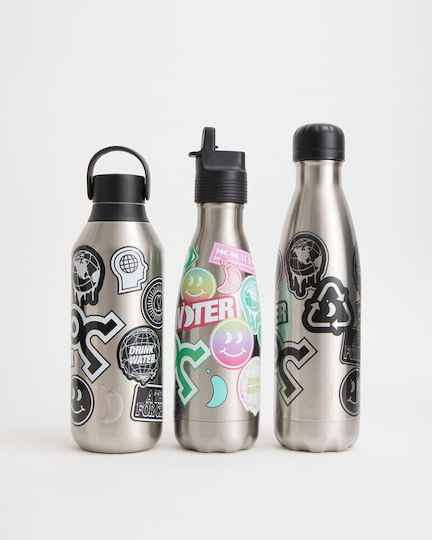Chilly's Серия 3 Бутилка Термос Неръждаема Стомана Без BPA 500мл Refill Rebel