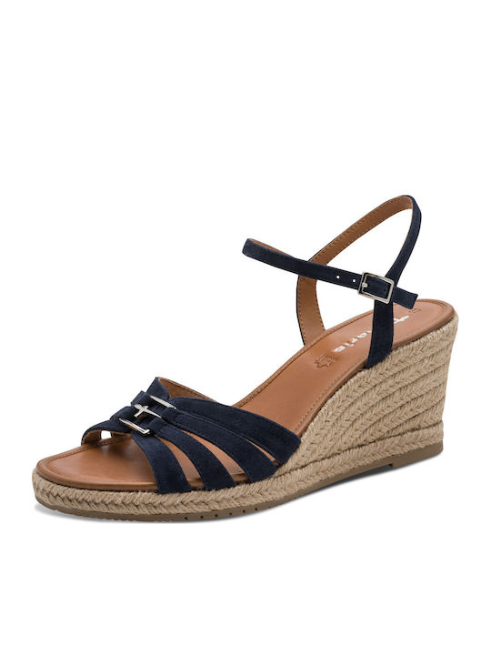 Sommer Damenplattformen Blau