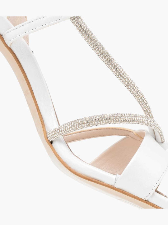 Leather White Sandals