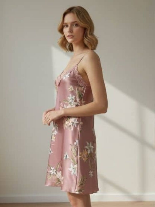 Cootaiya Summer Women's Nightgown Dusty Pink