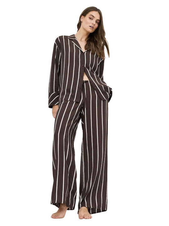 Aruelle Summer Women's Pyjama Set Black